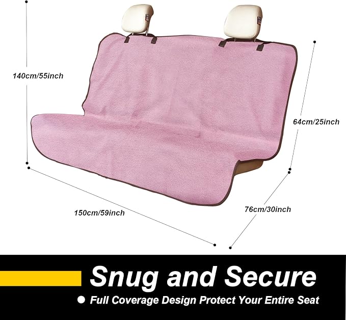 Pet Car Seat Protector — Pink