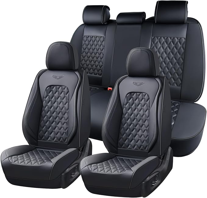 Universal Seat Covers — Full Set — Black