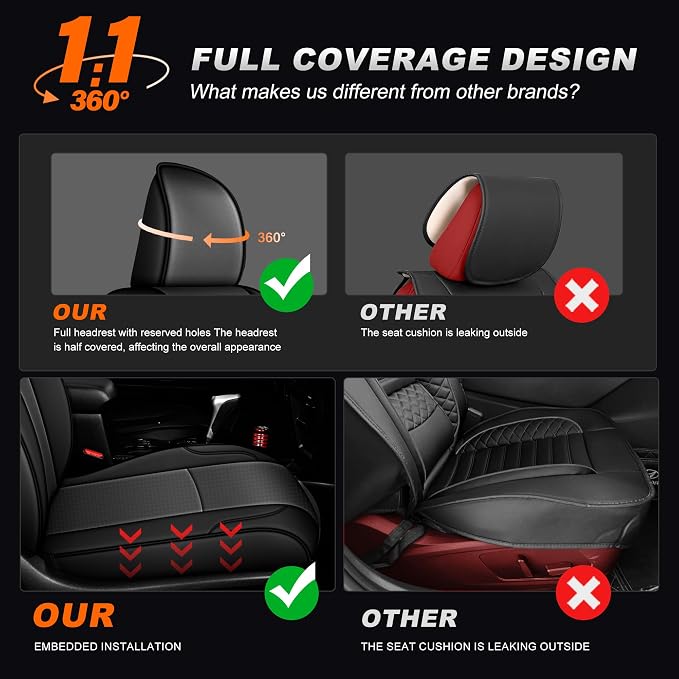 Seat Covers for Toyota 4Runner — Full Set — Black / Gray