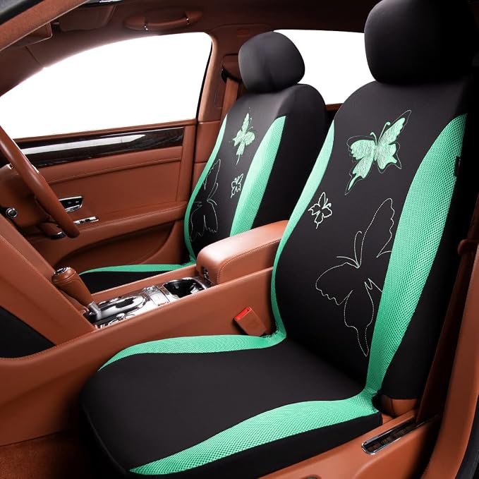 Universal Seat Covers — Full Set — Green