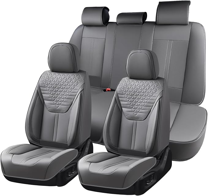 Universal Seat Covers — Full Set — Gray