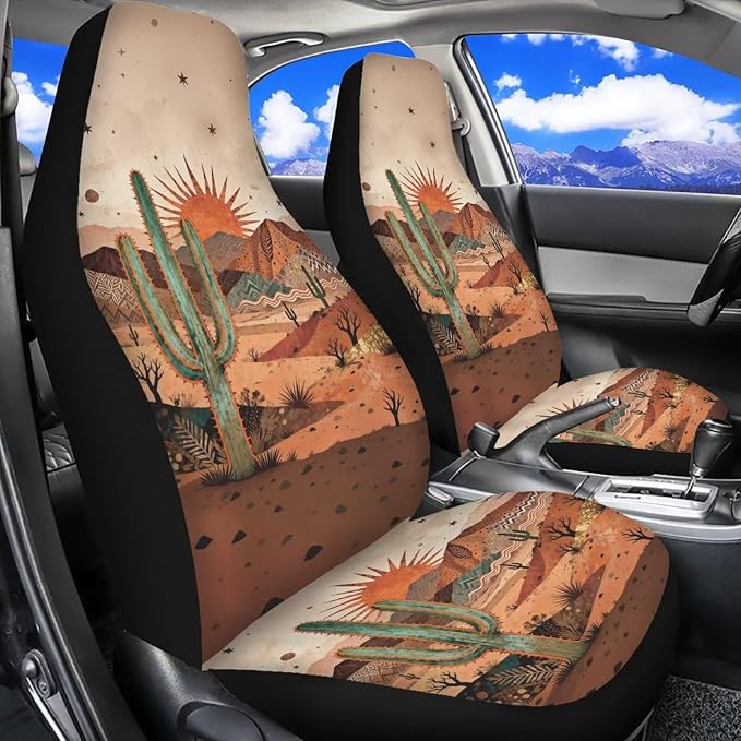 Universal Fabric Seat Covers — Full Set