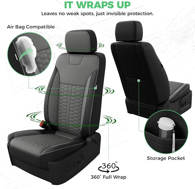 Faux Leather Seat Covers for Chevrolet Silverado / GMC Sierra
