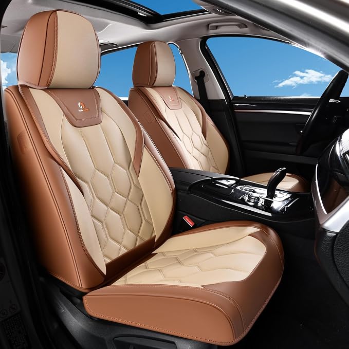 Universal Seat Covers — Brown / Beige