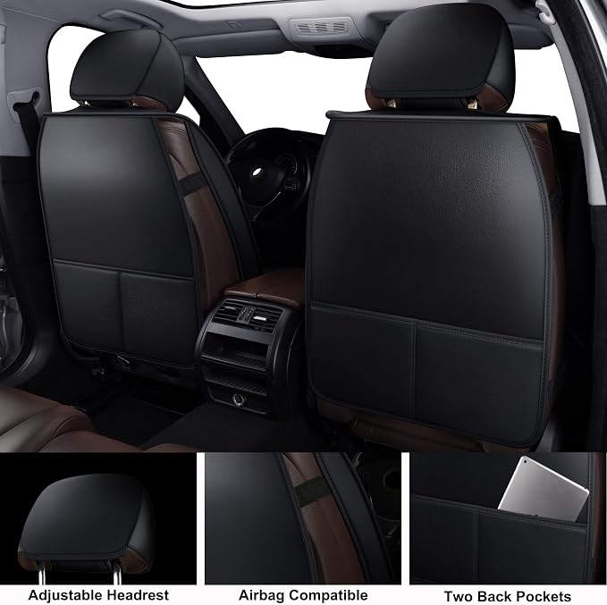 Car Seat Covers — Full Set — Black