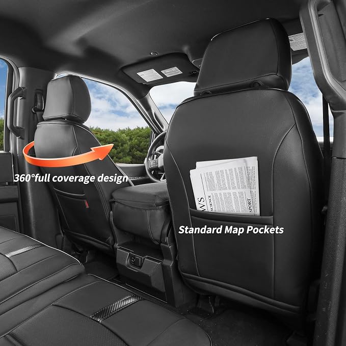 Seat Covers for Ford F-150 — Full Set — Red