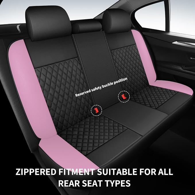 Universal Faux Leather Seat Covers — Full Set