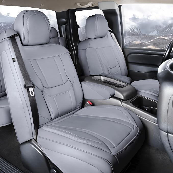 Seat Covers for Chevrolet Silverado — Front Seat — Gray