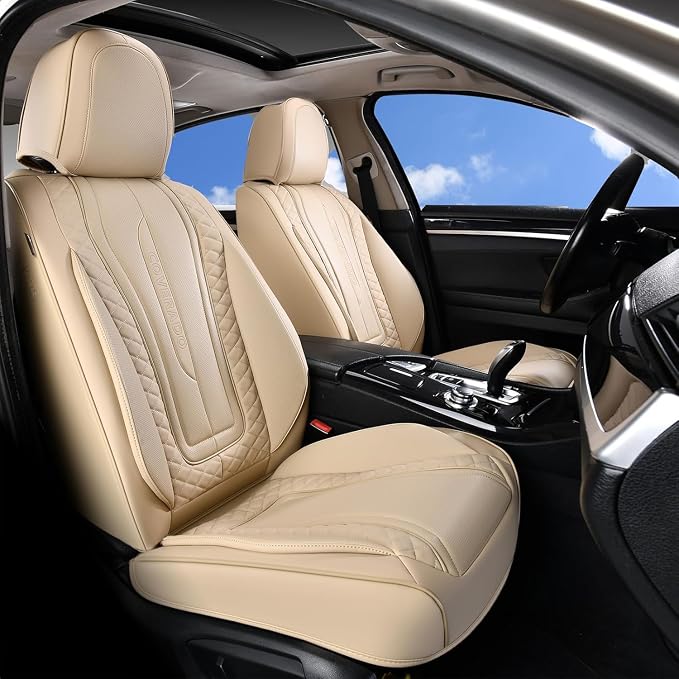 Universal Seat Covers — Full Set — Beige