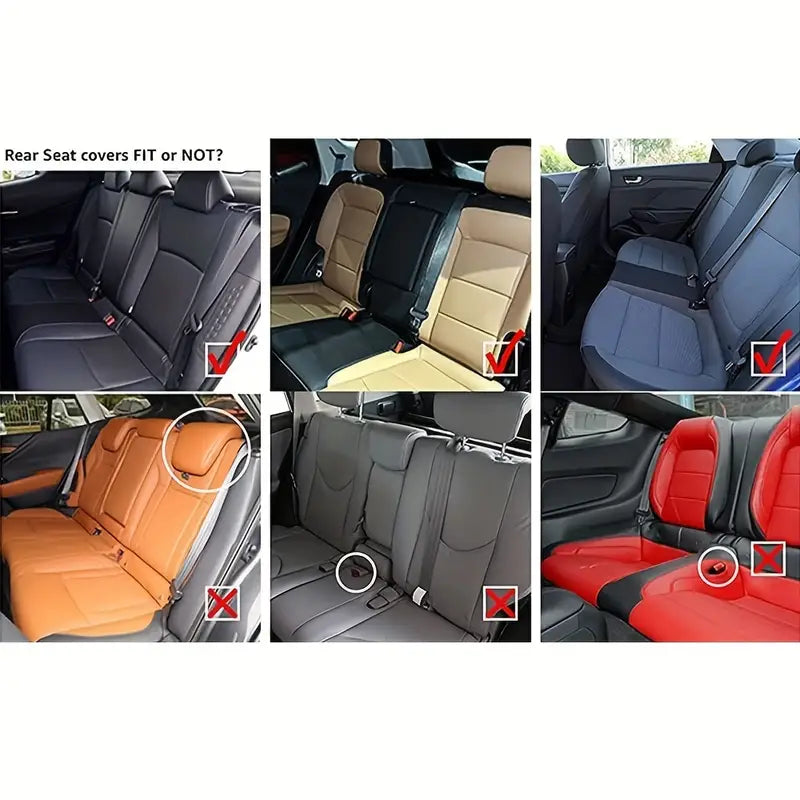 Universal Seat Covers Full Set Universal Automotive Front And Rear