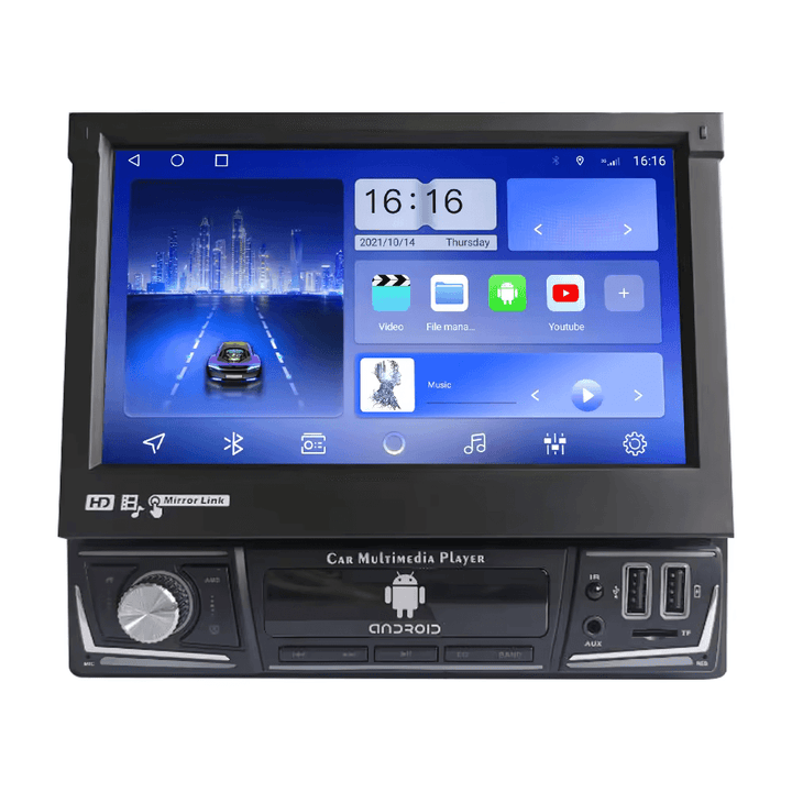 7Inch 1 Din Car Stereo Auto Radio MP5 Multimedia DVD Player - Auto Parts England Auto Parts www.cars4part.com United Kingdom Universal 120.00