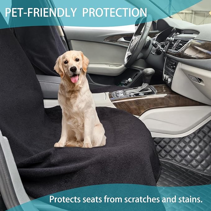 Universal Seat Covers — Front Seat — Black