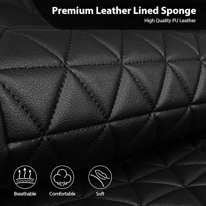 Universal Seat Covers — Full Set — Black / Blue