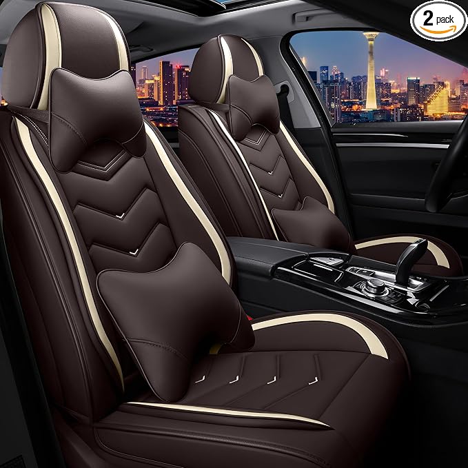 Seat Covers for Honda Civic — Coffee
