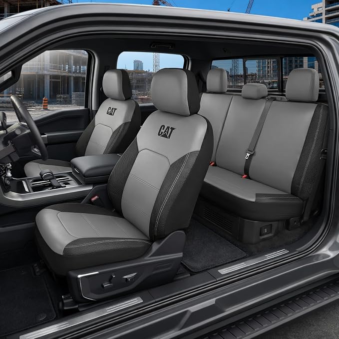 Seat Covers for Multiple Vehicles — Full Set — Gray