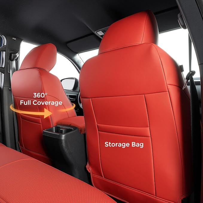 Seat Covers for Toyota Tacoma — Red