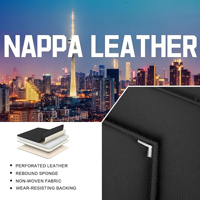 Seat Covers for Honda Civic — Black / White