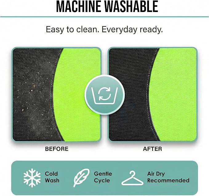 Universal Fabric Seat Covers — Full Set — Green
