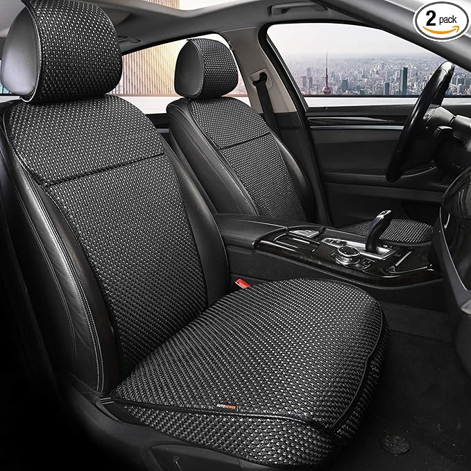 Universal Seat Covers — Front Seat — Black / Gray