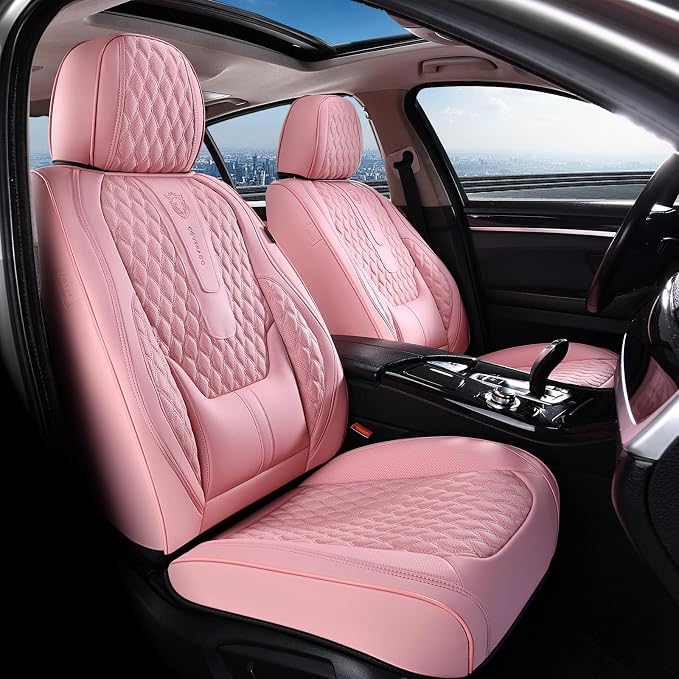 Universal Seat Covers — Full Set — Pink