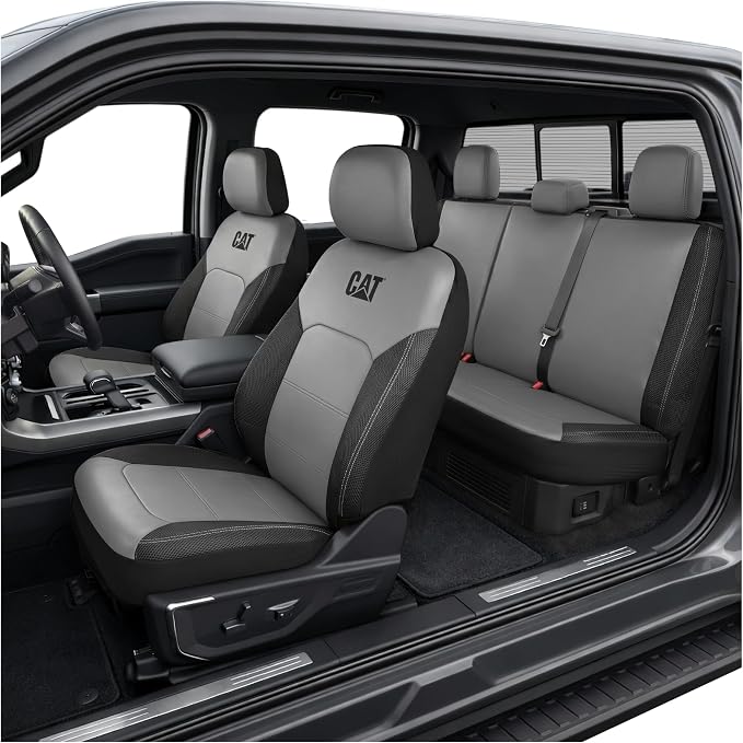 Seat Covers for Multiple Vehicles — Full Set — Gray