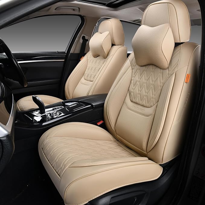 Universal Seat Covers — Full Set — Beige