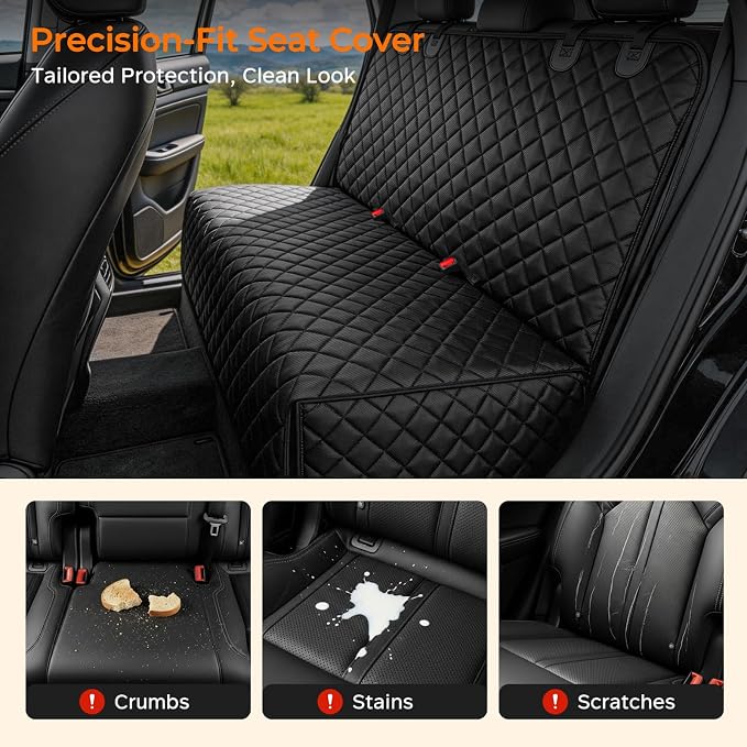 Pet Car Seat Protector — Black