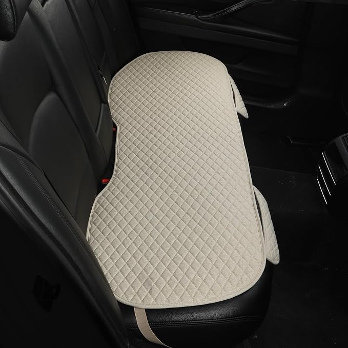 Universal Fabric Seat Covers — Beige