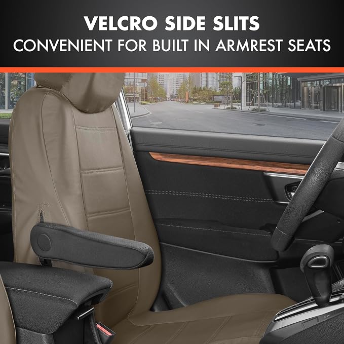 Universal Seat Covers — Full Set — Beige