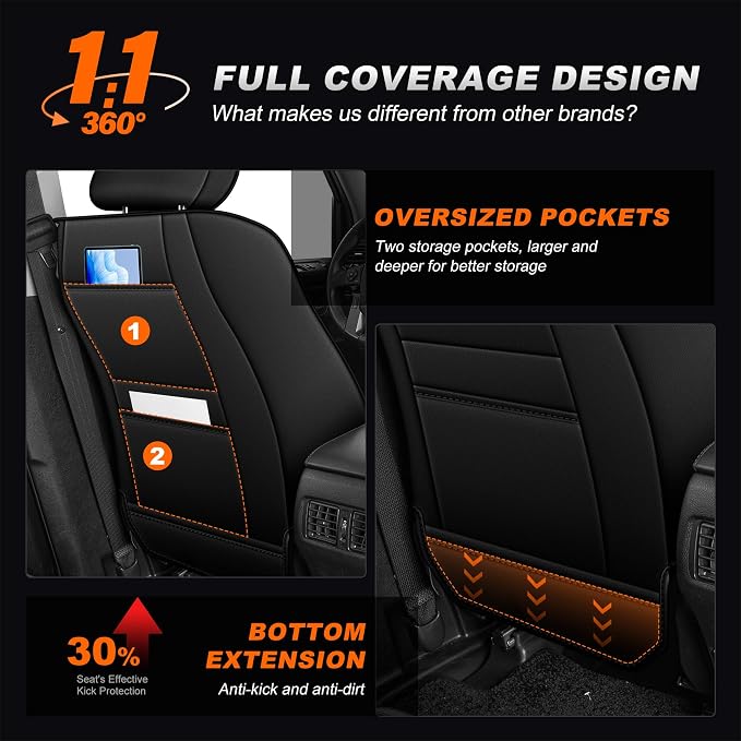 Seat Covers for Toyota 4Runner — Full Set — Black / Gray