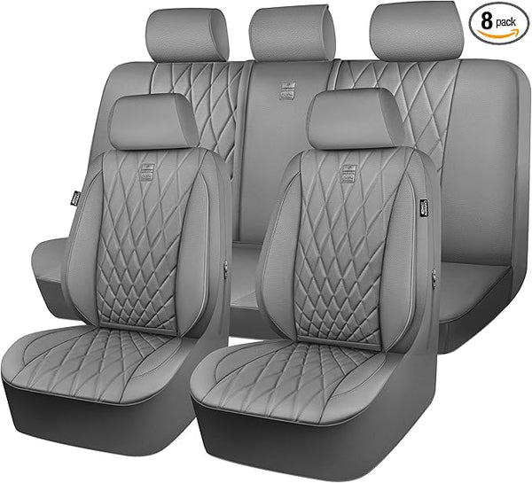 Universal Seat Covers — Full Set — Gray