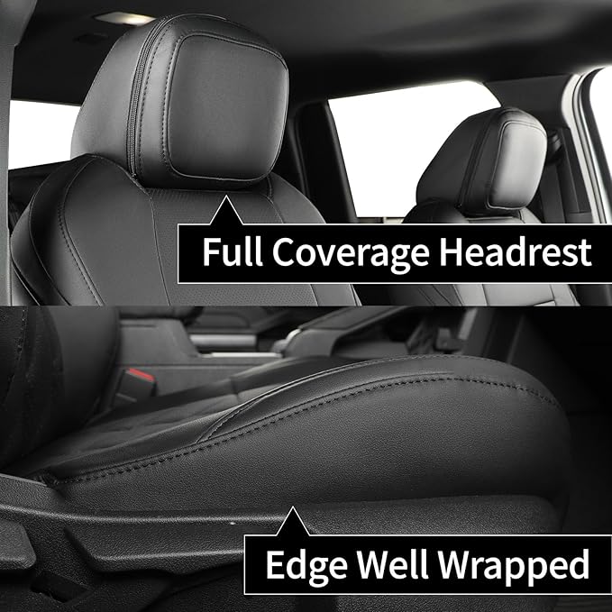 Seat Covers for Toyota Tacoma — Front Seat — Black