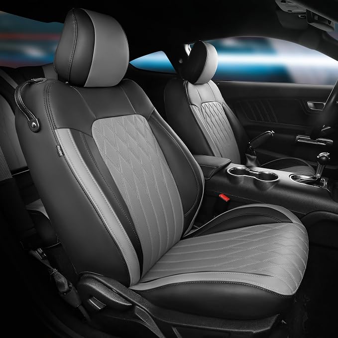 Faux Leather Seat Covers for Ford Mustang — Full Set
