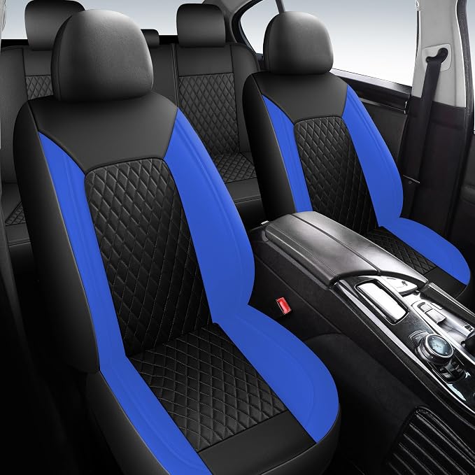 Universal Faux Leather Seat Covers — Full Set
