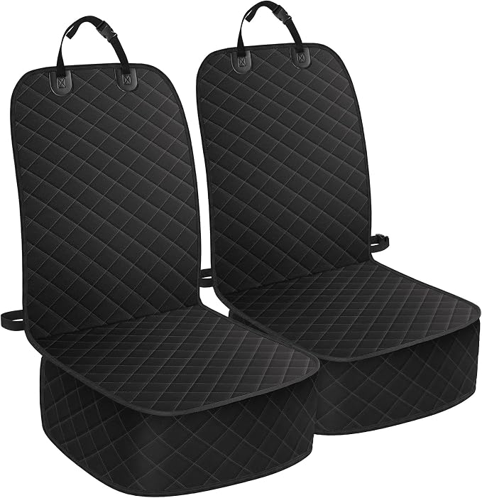 Pet Car Seat Protector — Front Seat — Black