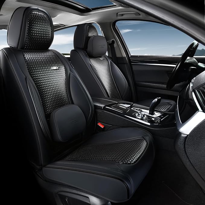 Universal Seat Covers — Front Seat — Black
