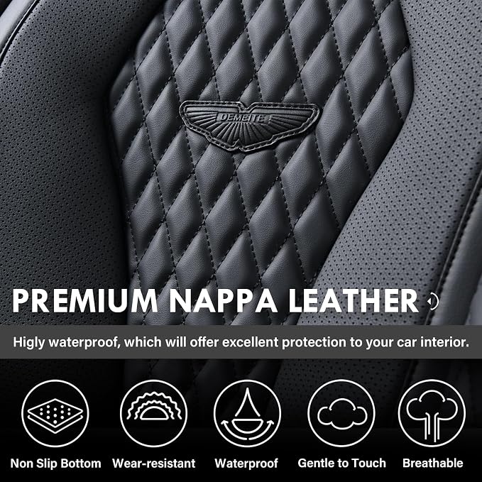 Universal Seat Covers — Full Set — Black