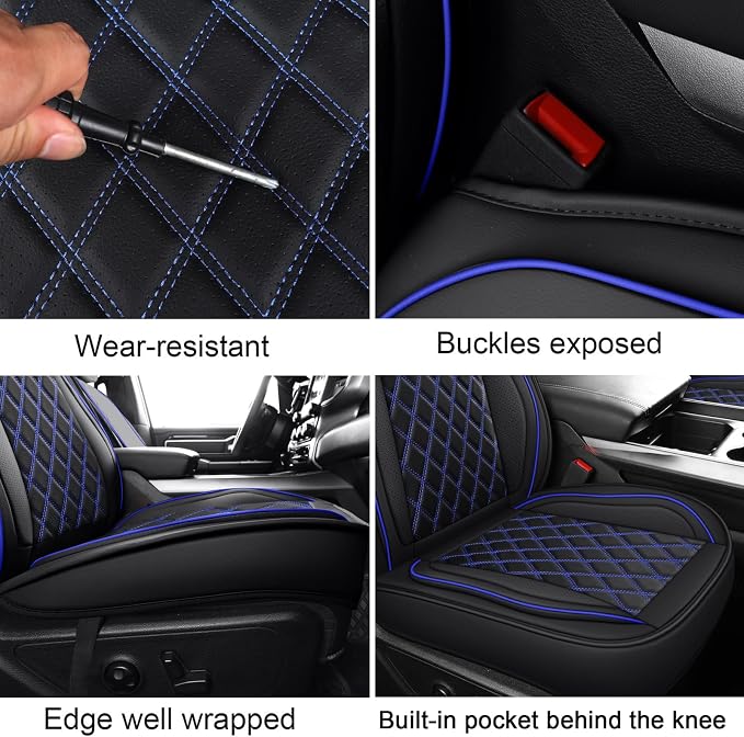 Seat Covers for Chevrolet Silverado / GMC Sierra — Full Set — Blue