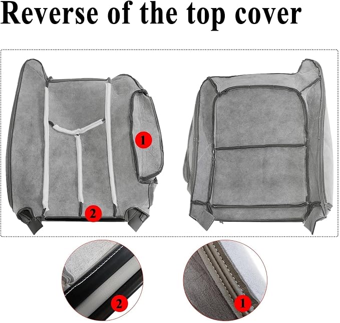Replacement Seat Upholstery — Gray