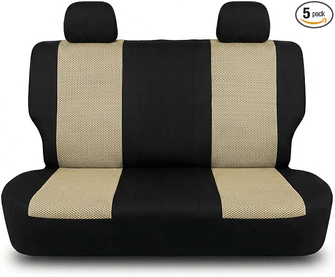 Universal Fabric Seat Covers — Beige