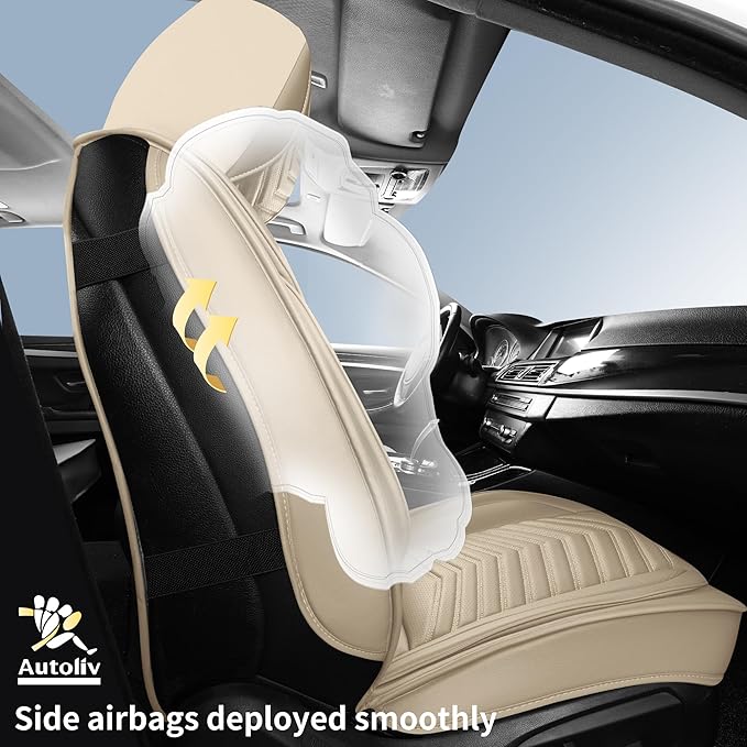 Universal Seat Covers — Full Set — Beige