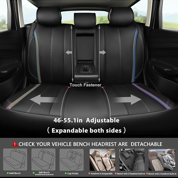 Universal Seat Covers — Black