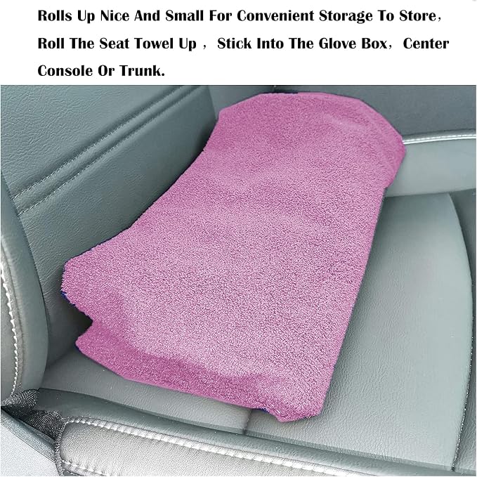 Car Seat Covers — Front Seat — Pink