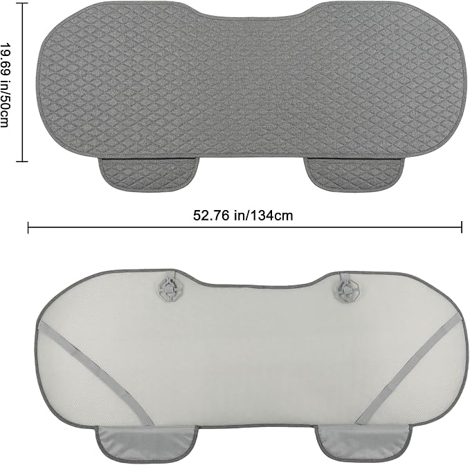 Universal Fabric Seat Covers — Gray