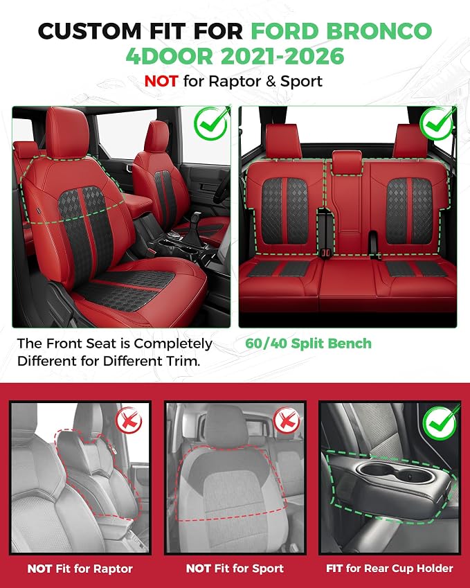 Seat Covers for Ford Bronco