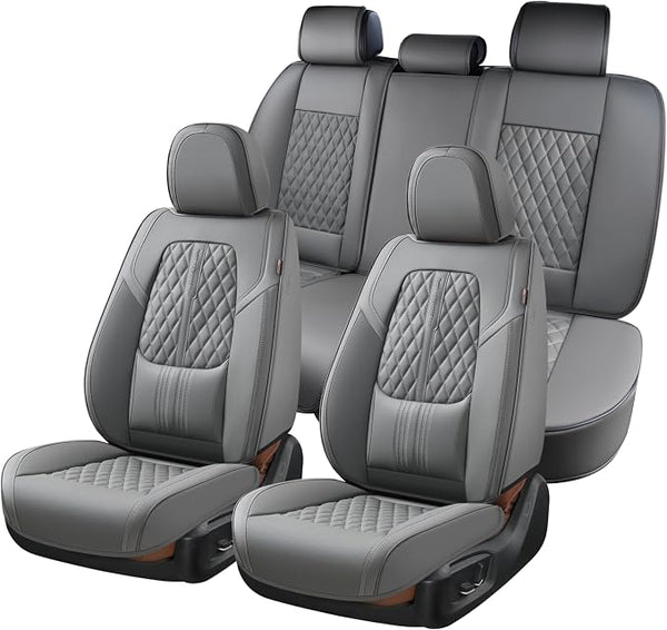 Universal Seat Covers — Full Set — Gray