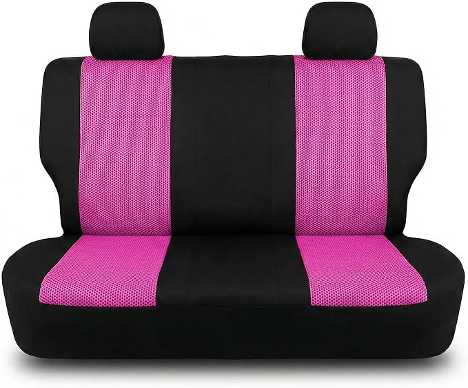 Universal Fabric Seat Covers — Pink