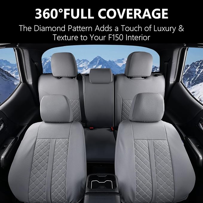 Seat Covers for Toyota Tacoma — Full Set — Gray