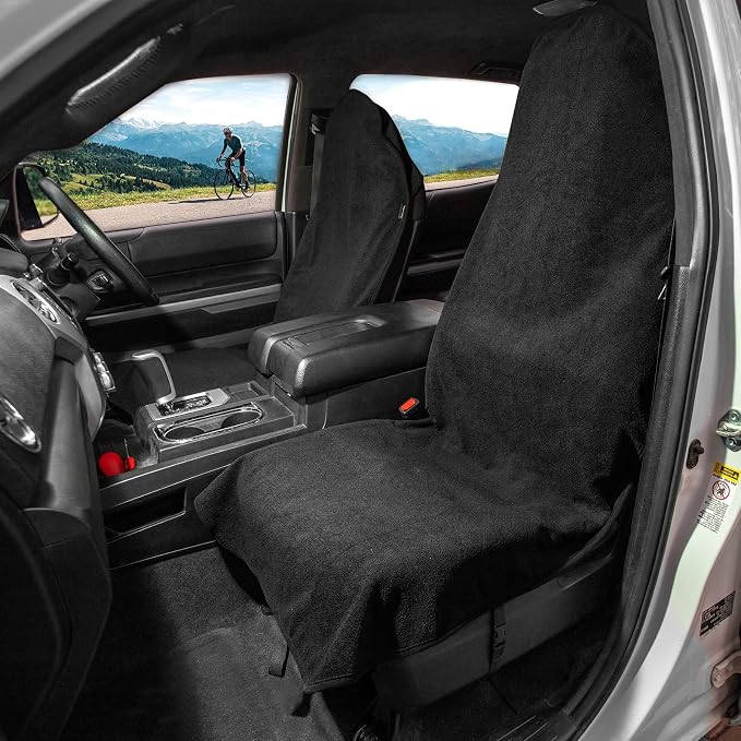 Pet Car Seat Protector — Front Seat — Black