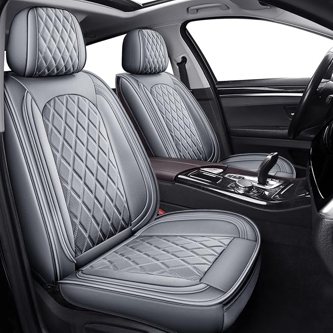Seat Covers for Multiple Vehicles — Full Set — Gray